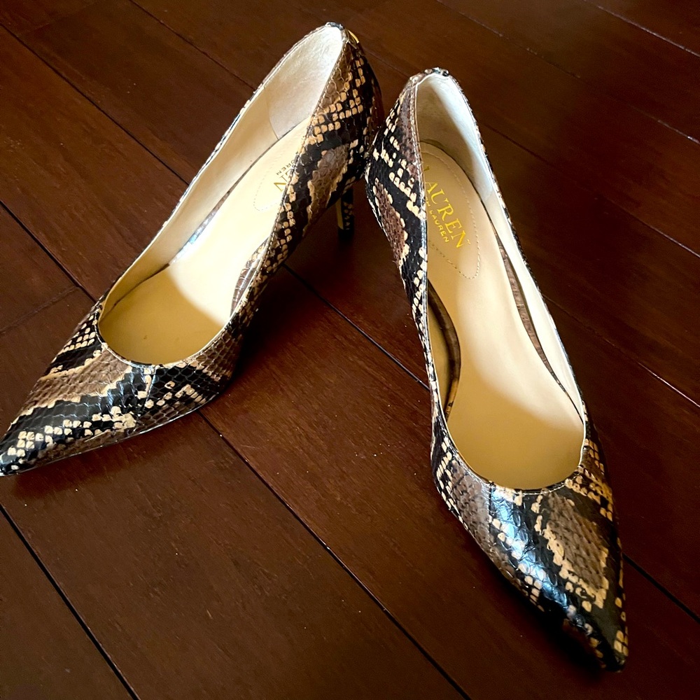 Ralph Lauren Leather Pump 7.5